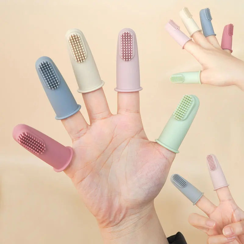 Escova de Dentes dedos Infantil de Silicone