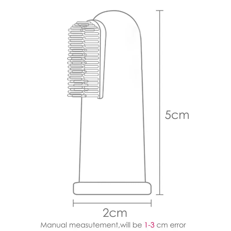 Escova de Dentes dedos Infantil de Silicone