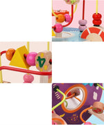 Load image into Gallery viewer, Brinquedo Educativo de Madeira – Labirinto de Contas Estilo Montessori
