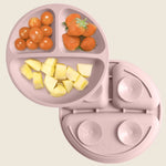 Load image into Gallery viewer, Conjunto de Pratos de Silicone Infantil