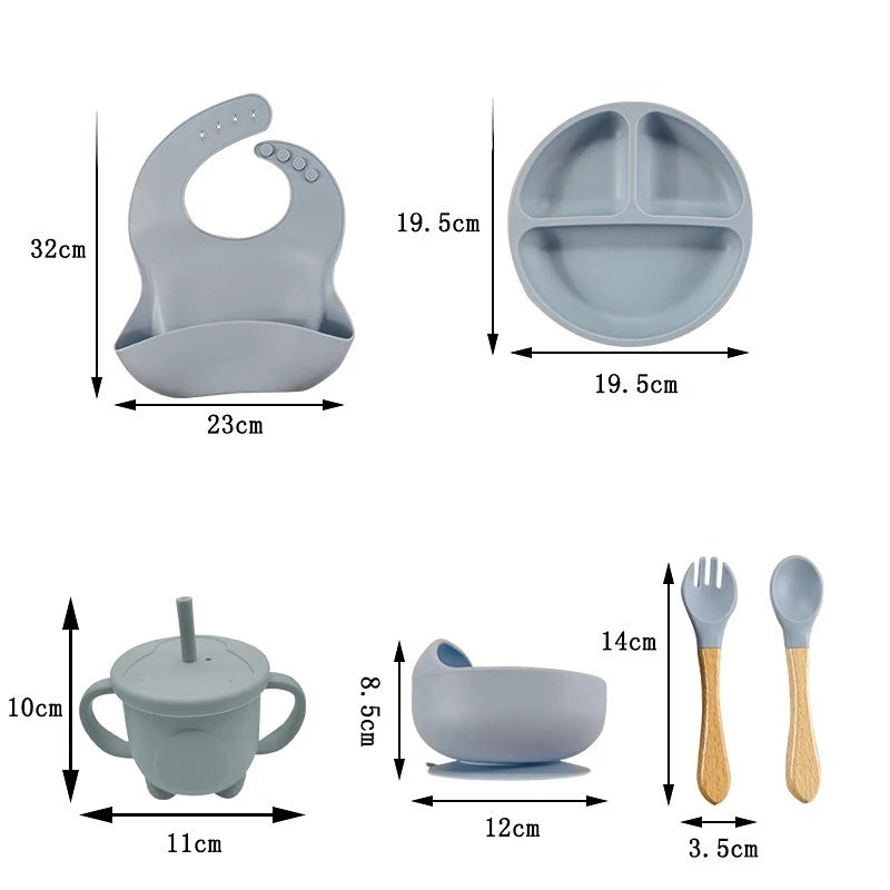 Conjunto de Refeição em Silicone