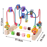 Load image into Gallery viewer, Brinquedo Educativo de Madeira – Labirinto de Contas Estilo Montessori