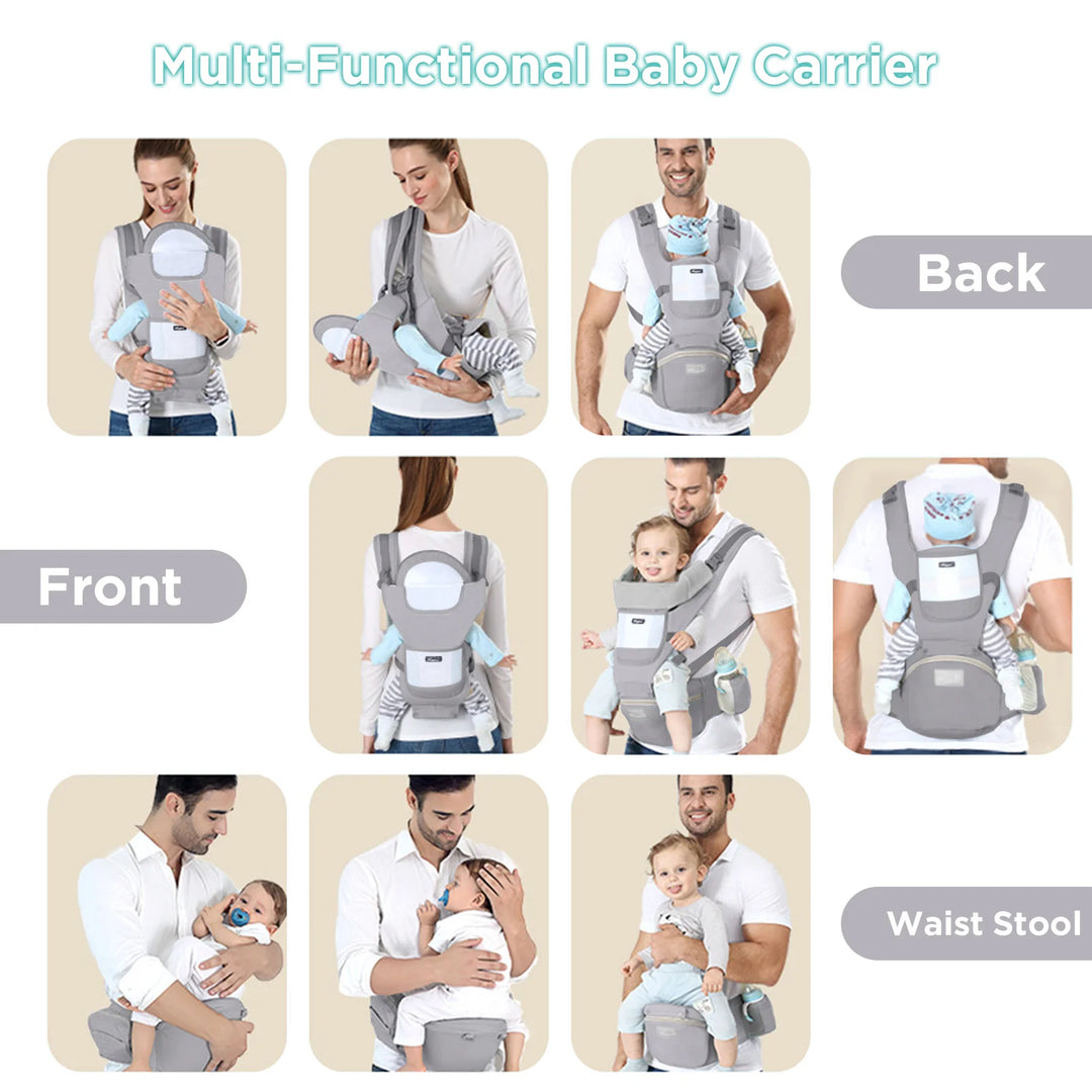 Canguru Porta-Bebê Multifuncional – Conforto, Segurança e Liberdade para Você e Seu Pequeno