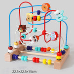Load image into Gallery viewer, Brinquedo Educativo de Madeira – Labirinto de Contas Estilo Montessori