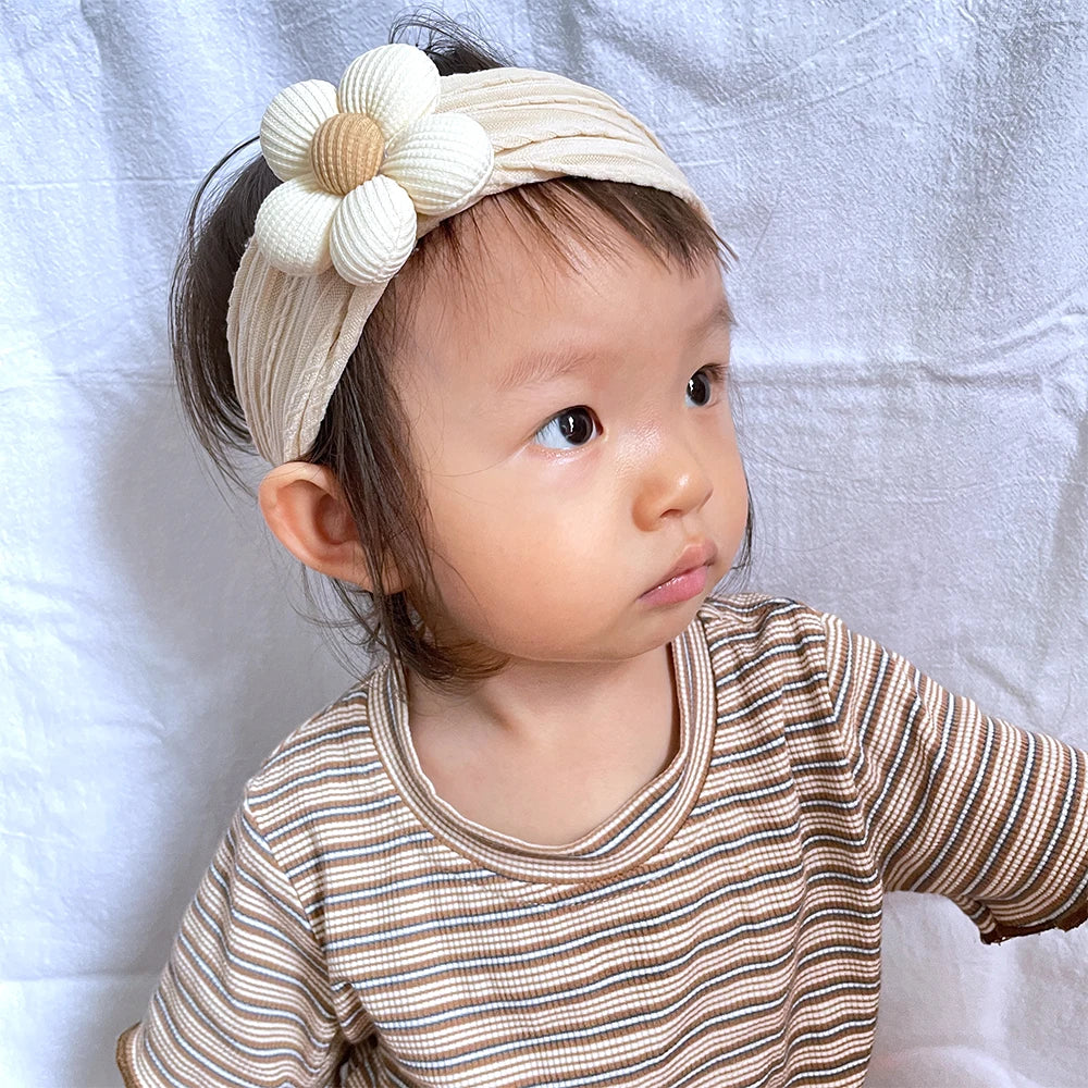 Faixa de Cabelo Floral para Bebê