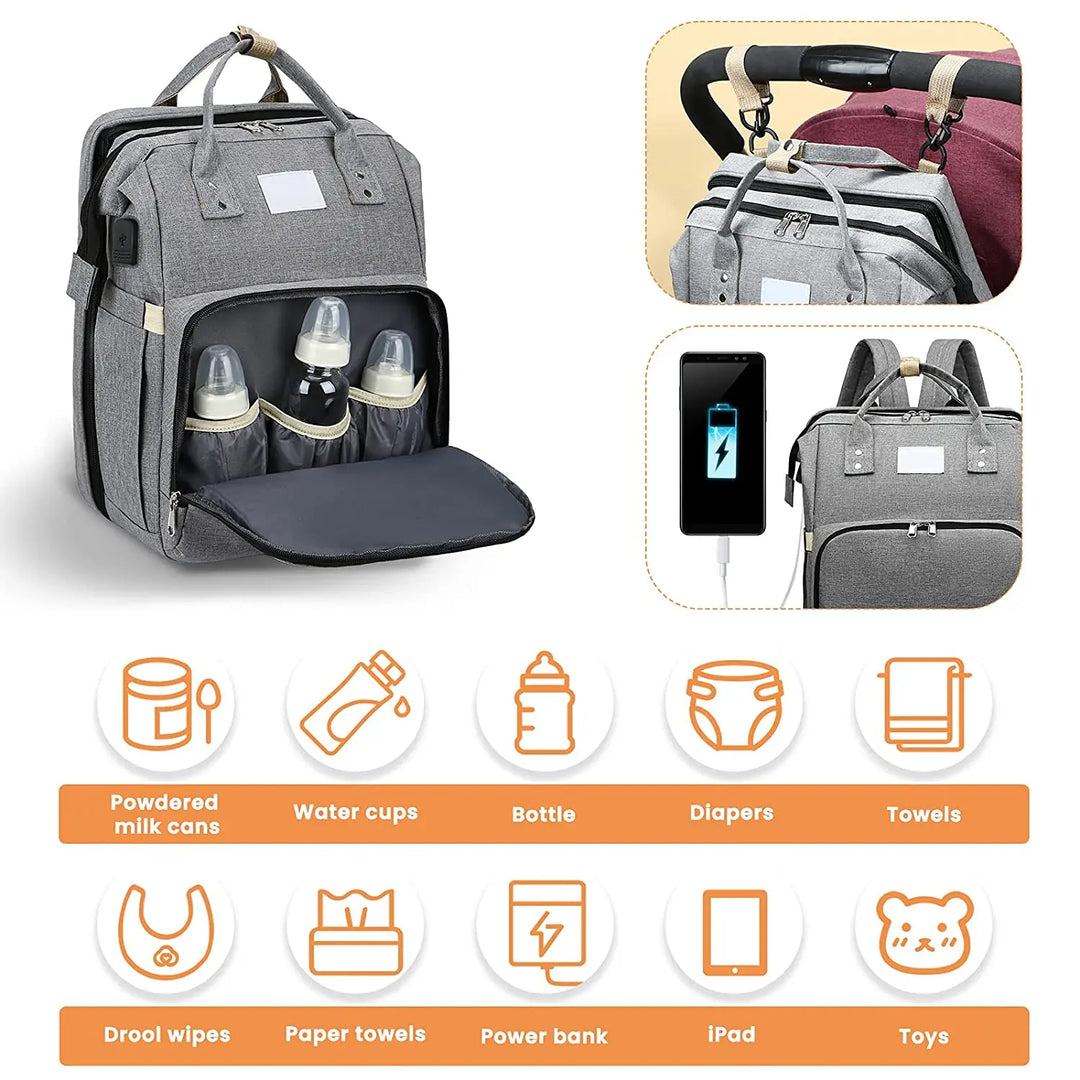 Mochila Frasqueira para Bebês