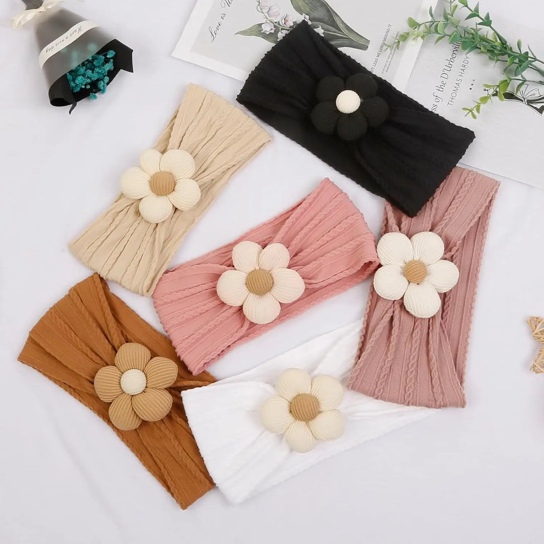 Faixa de Cabelo Floral para Bebê