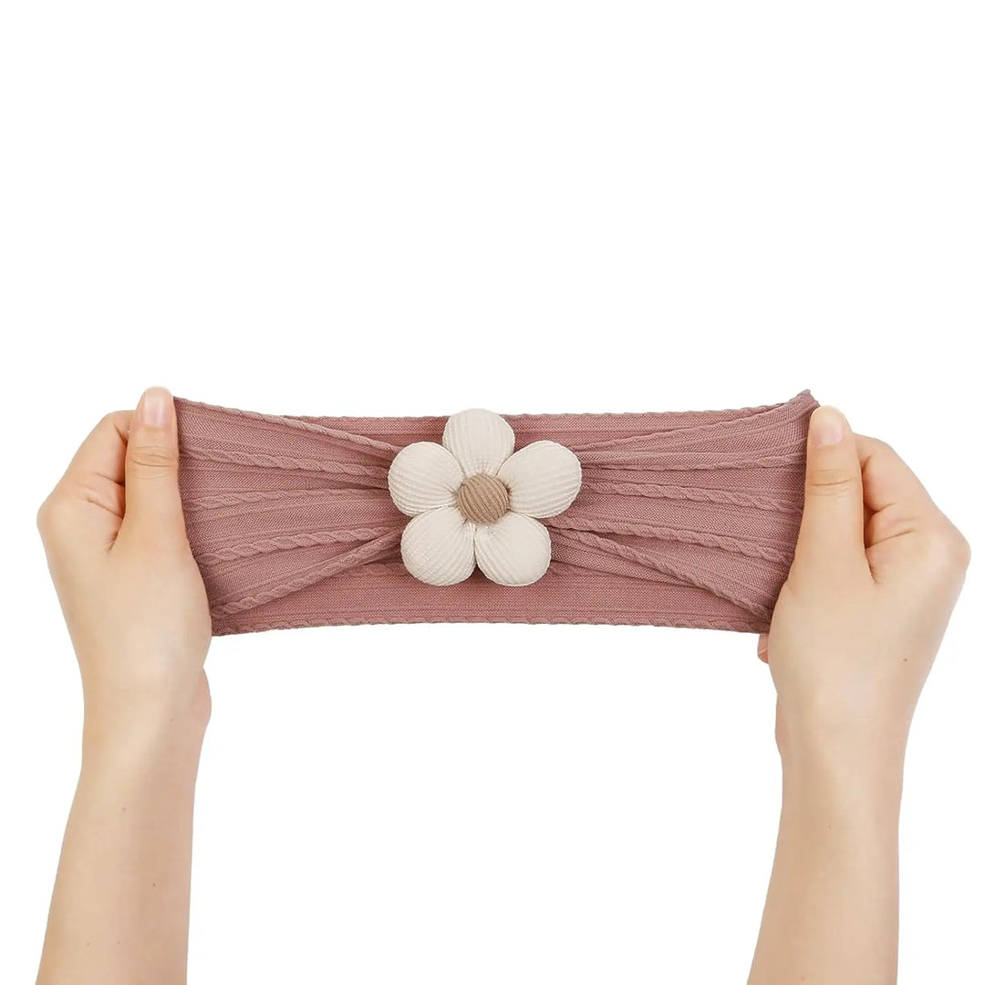 Faixa de Cabelo Floral para Bebê