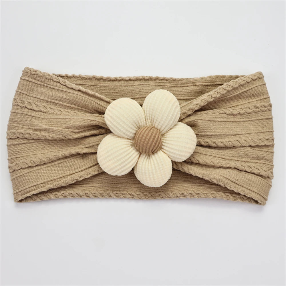 Faixa de Cabelo Floral para Bebê