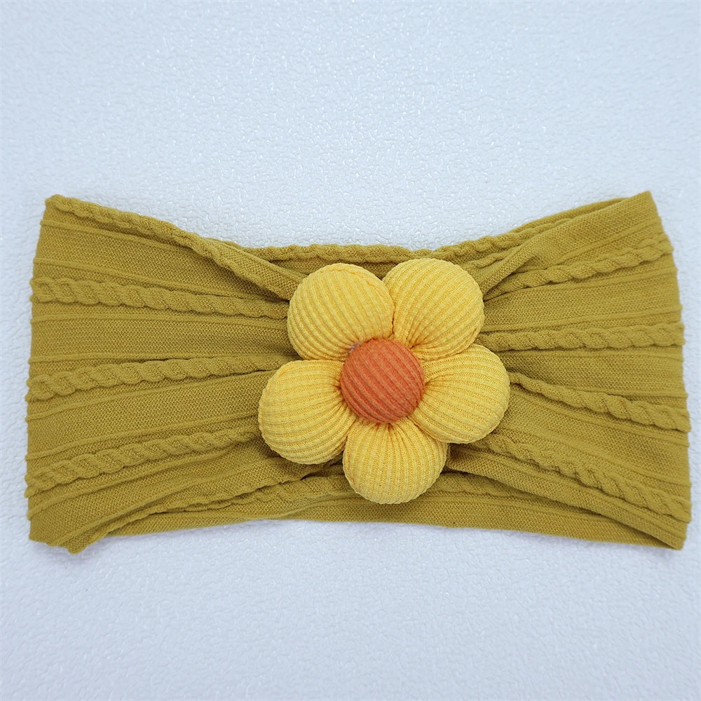 Faixa de Cabelo Floral para Bebê