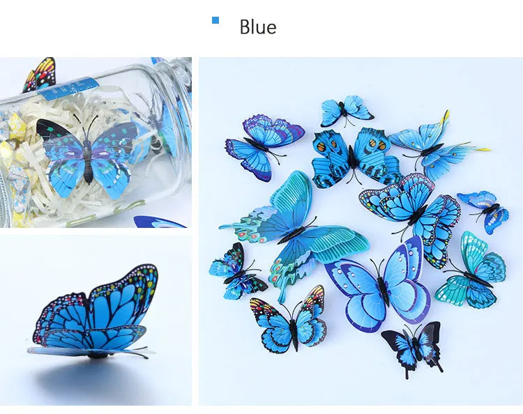 Adesivos 3D Borboletas
