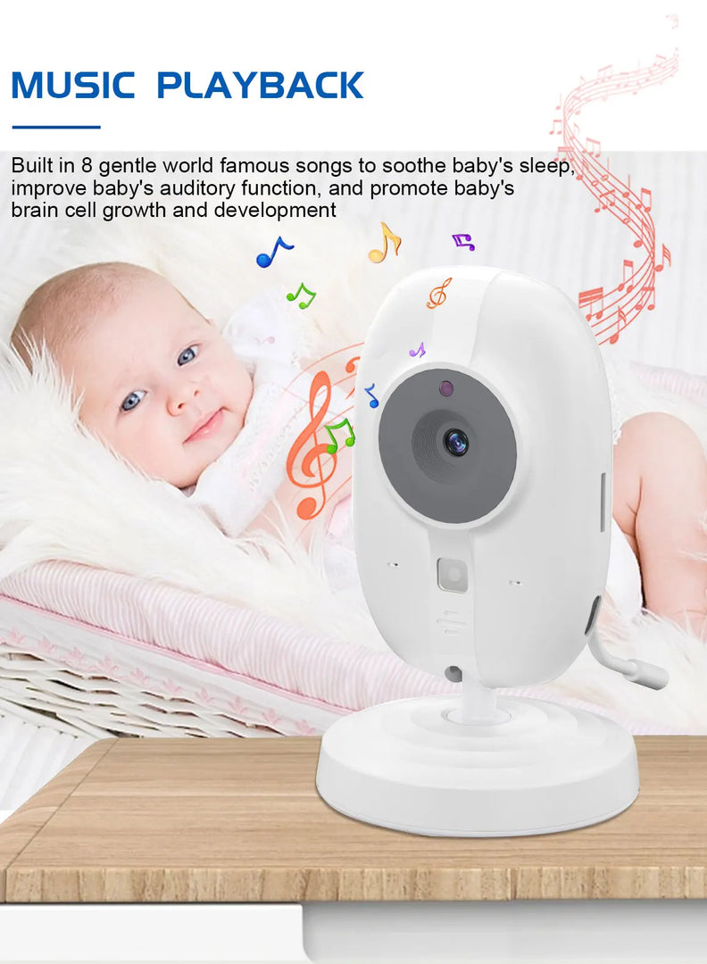 Babá Eletrônica com Câmera e Tela de 3.5"