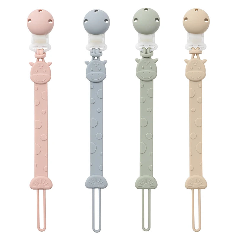 Clipe de Chupeta em Silicone – Conforto, Estilo e Segurança para o Seu Bebê
