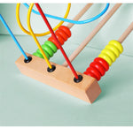 Load image into Gallery viewer, Brinquedo Educativo de Madeira – Labirinto de Contas Estilo Montessori
