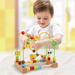 Load image into Gallery viewer, Brinquedo Educativo de Madeira – Labirinto de Contas Estilo Montessori