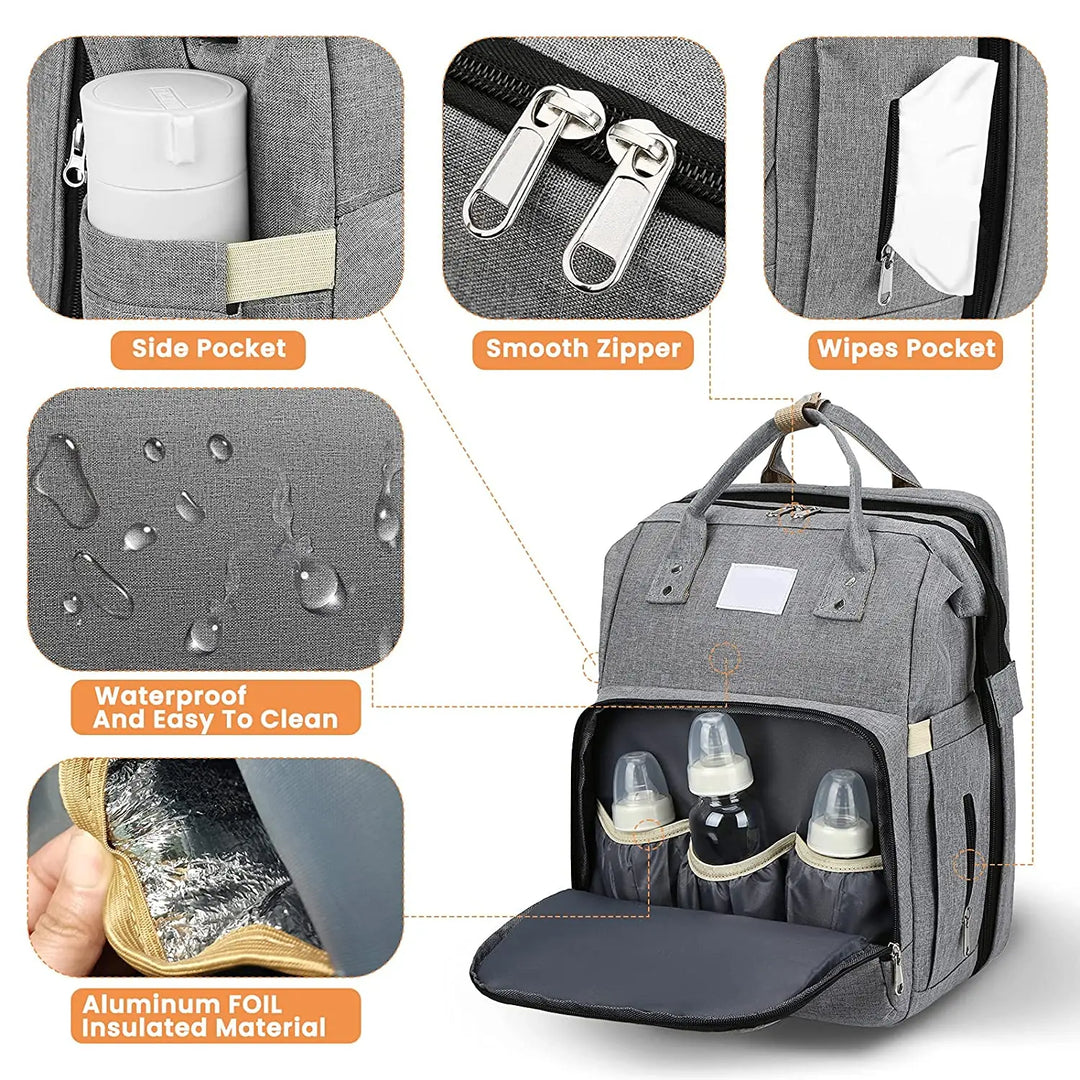 Mochila Frasqueira para Bebês