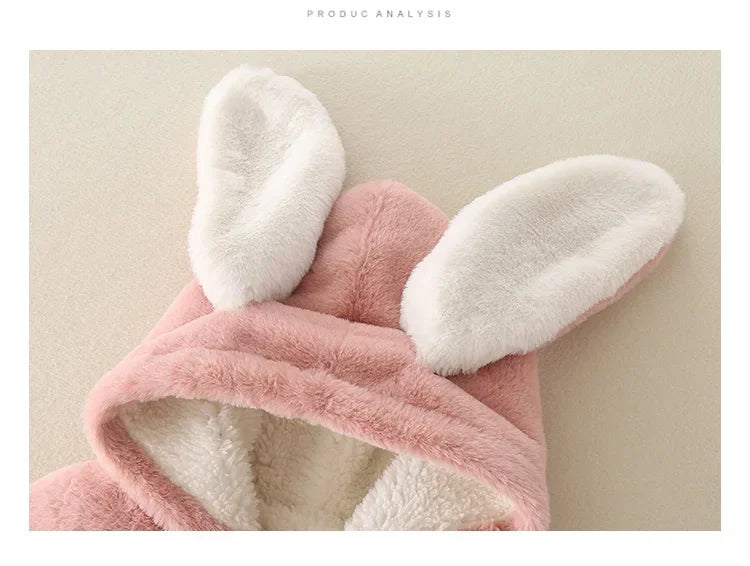 Macacão de coelhinho para Inverno Unissex