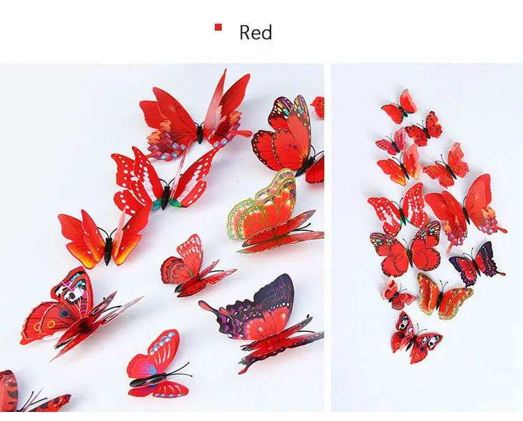 Adesivos 3D Borboletas