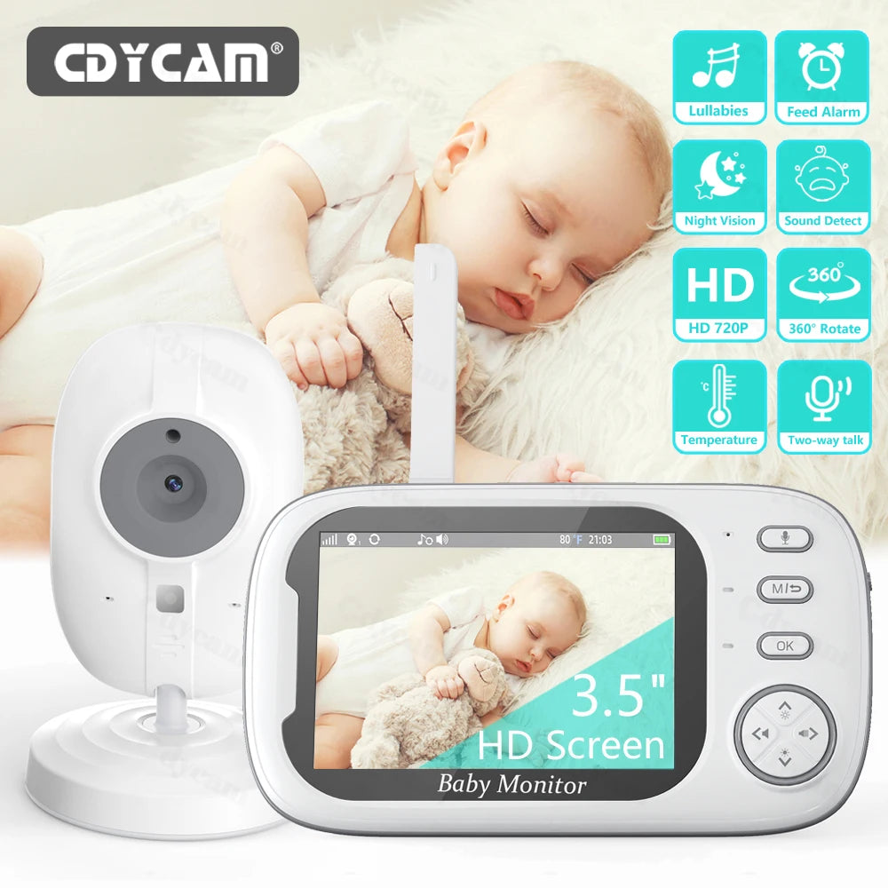 Babá Eletrônica com Câmera e Tela de 3.5"