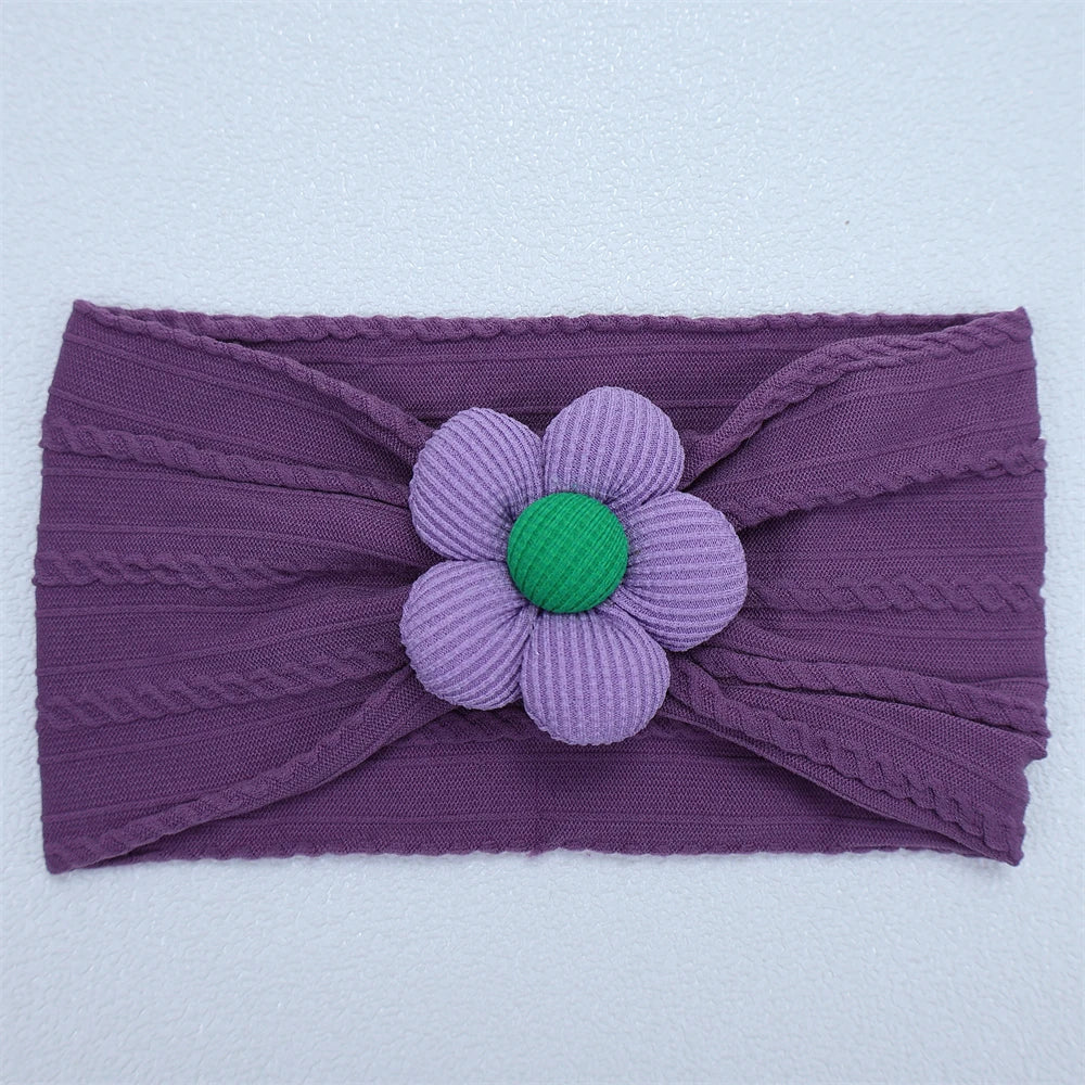 Faixa de Cabelo Floral para Bebê