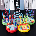 Load image into Gallery viewer, Brinquedo Educativo de Madeira – Labirinto de Contas Estilo Montessori