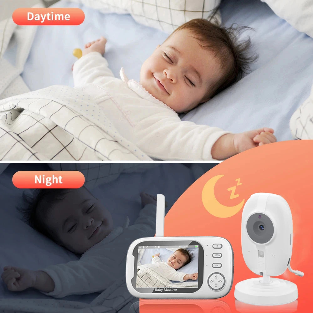 Babá Eletrônica com Câmera e Tela de 3.5"