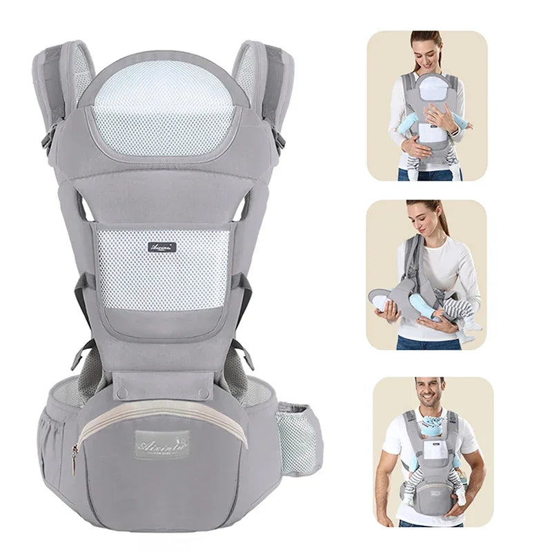 Canguru Porta-Bebê Multifuncional – Conforto, Segurança e Liberdade para Você e Seu Pequeno