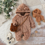 Load image into Gallery viewer, Macacão de Inverno com Capuz