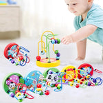 Load image into Gallery viewer, Brinquedo Educativo de Madeira – Labirinto de Contas Estilo Montessori