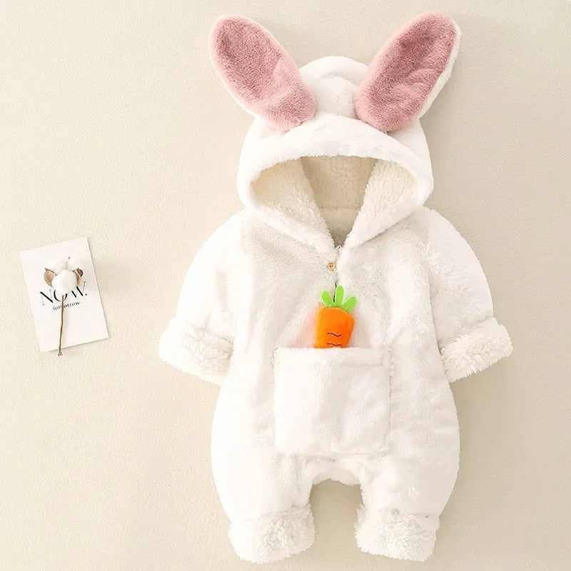 Macacão de coelhinho para Inverno Unissex