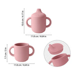 Load image into Gallery viewer, Copo de Silicone Infantil com Alça – 180ml