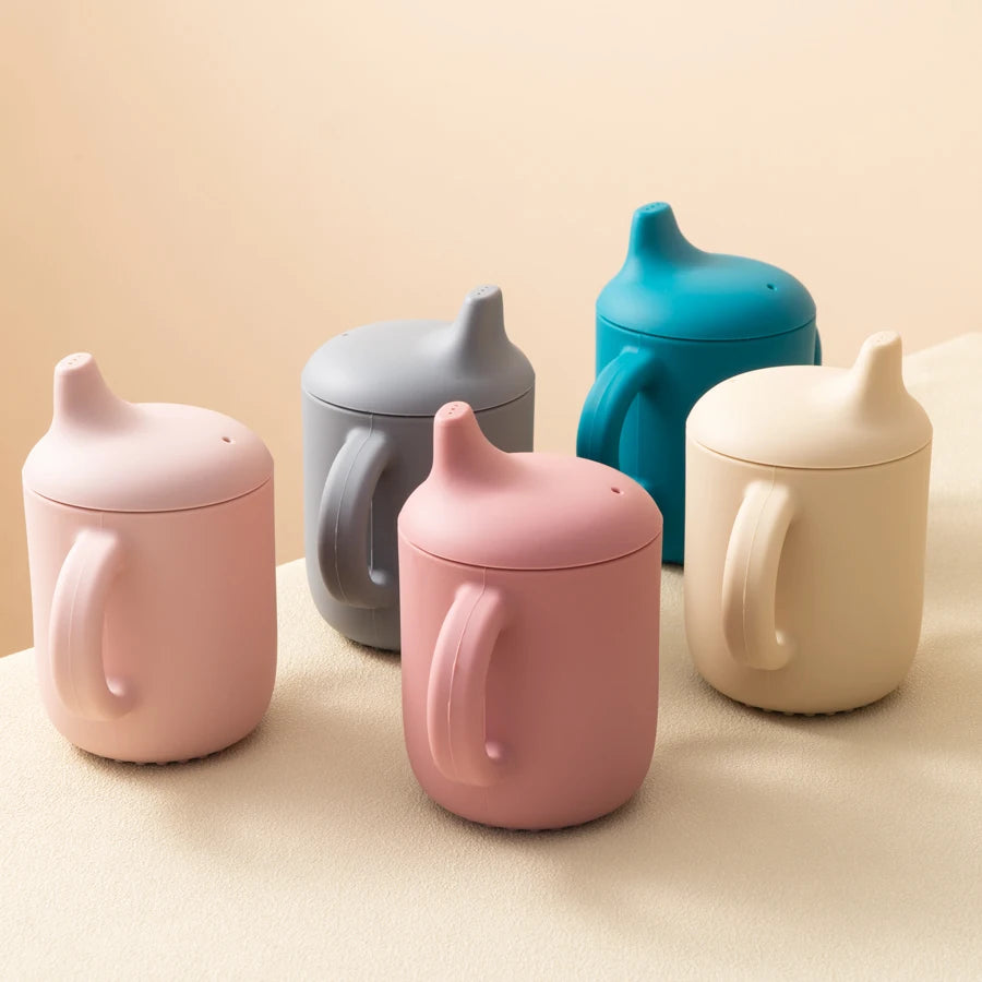 Copo de Silicone Infantil com Alça – 180ml