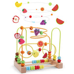 Load image into Gallery viewer, Brinquedo Educativo de Madeira – Labirinto de Contas Estilo Montessori
