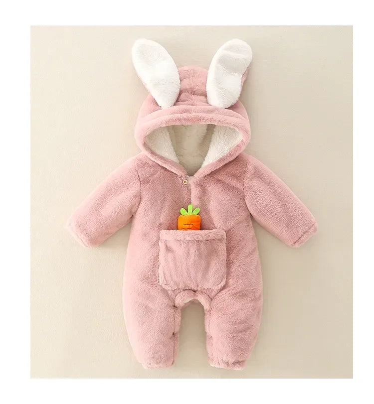 Macacão de coelhinho para Inverno Unissex