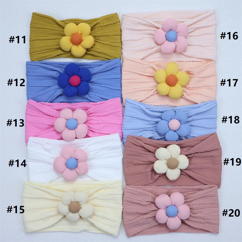 Faixa de Cabelo Floral para Bebê