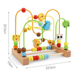Load image into Gallery viewer, Brinquedo Educativo de Madeira – Labirinto de Contas Estilo Montessori