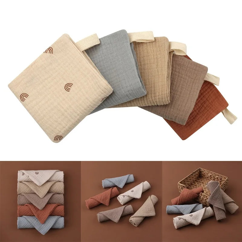 Kit de 5 Toalhas Infantis em Tecido – Macias e Delicadas para o Dia a Dia 🛁👶