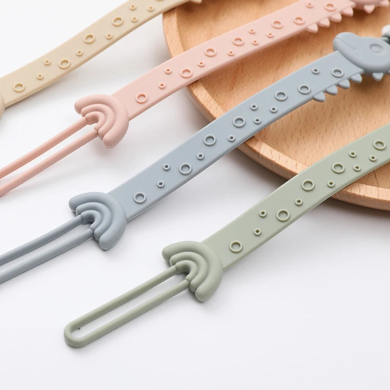 Clipe de Chupeta em Silicone – Conforto, Estilo e Segurança para o Seu Bebê