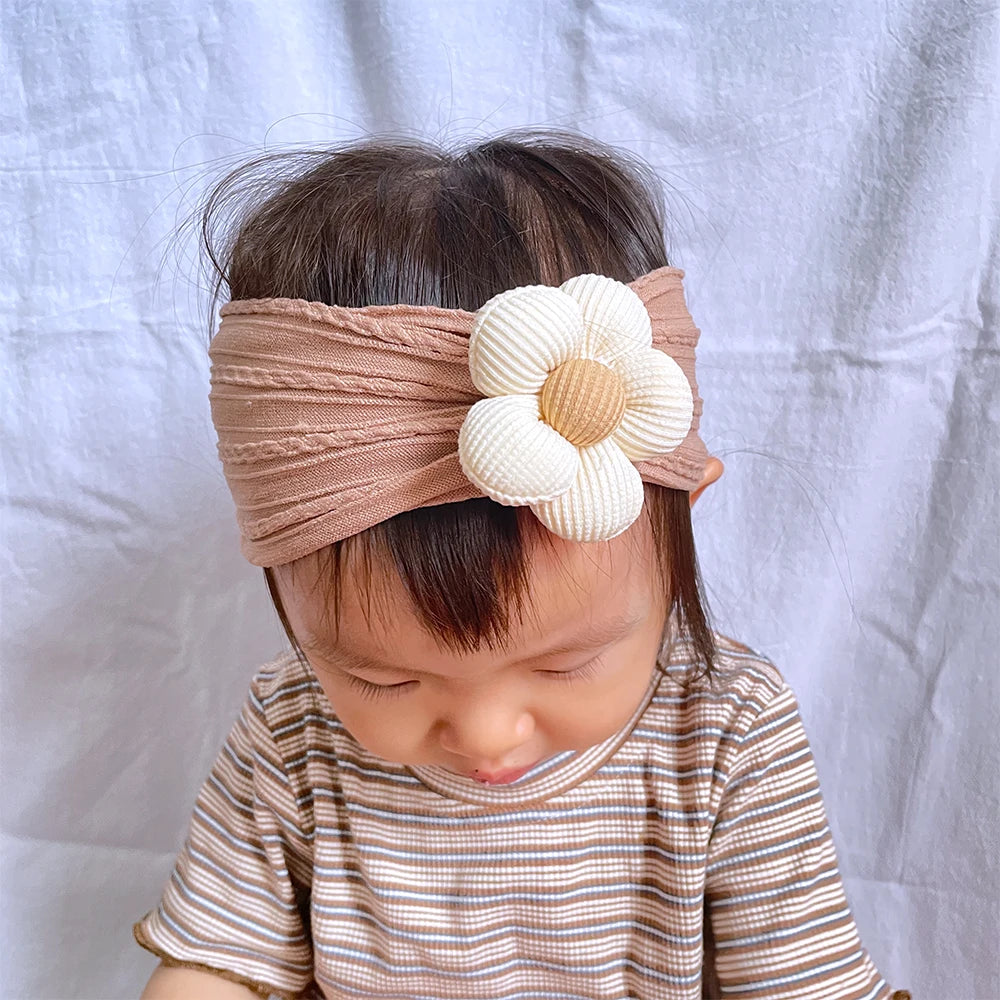 Faixa de Cabelo Floral para Bebê