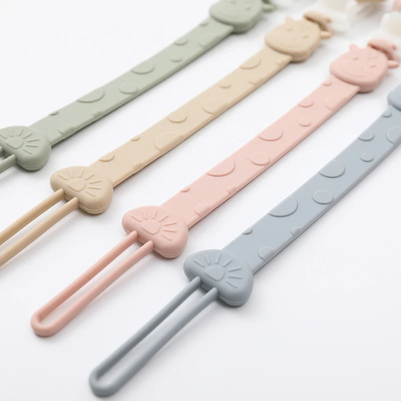 Clipe de Chupeta em Silicone – Conforto, Estilo e Segurança para o Seu Bebê