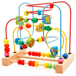Load image into Gallery viewer, Brinquedo Educativo de Madeira – Labirinto de Contas Estilo Montessori