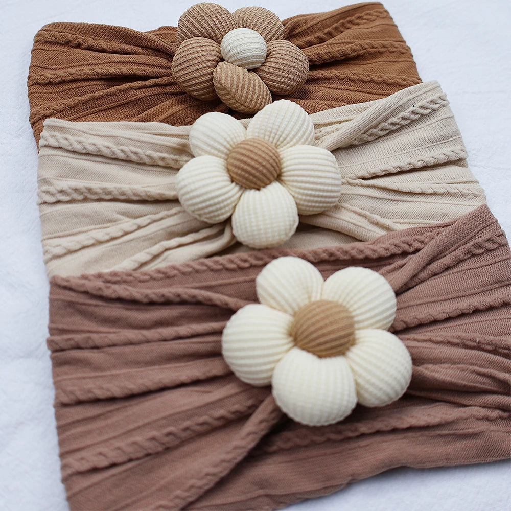 Faixa de Cabelo Floral para Bebê