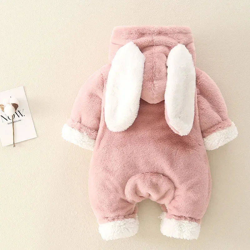 Macacão de coelhinho para Inverno Unissex