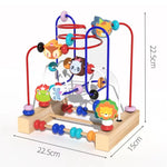 Load image into Gallery viewer, Brinquedo Educativo de Madeira – Labirinto de Contas Estilo Montessori
