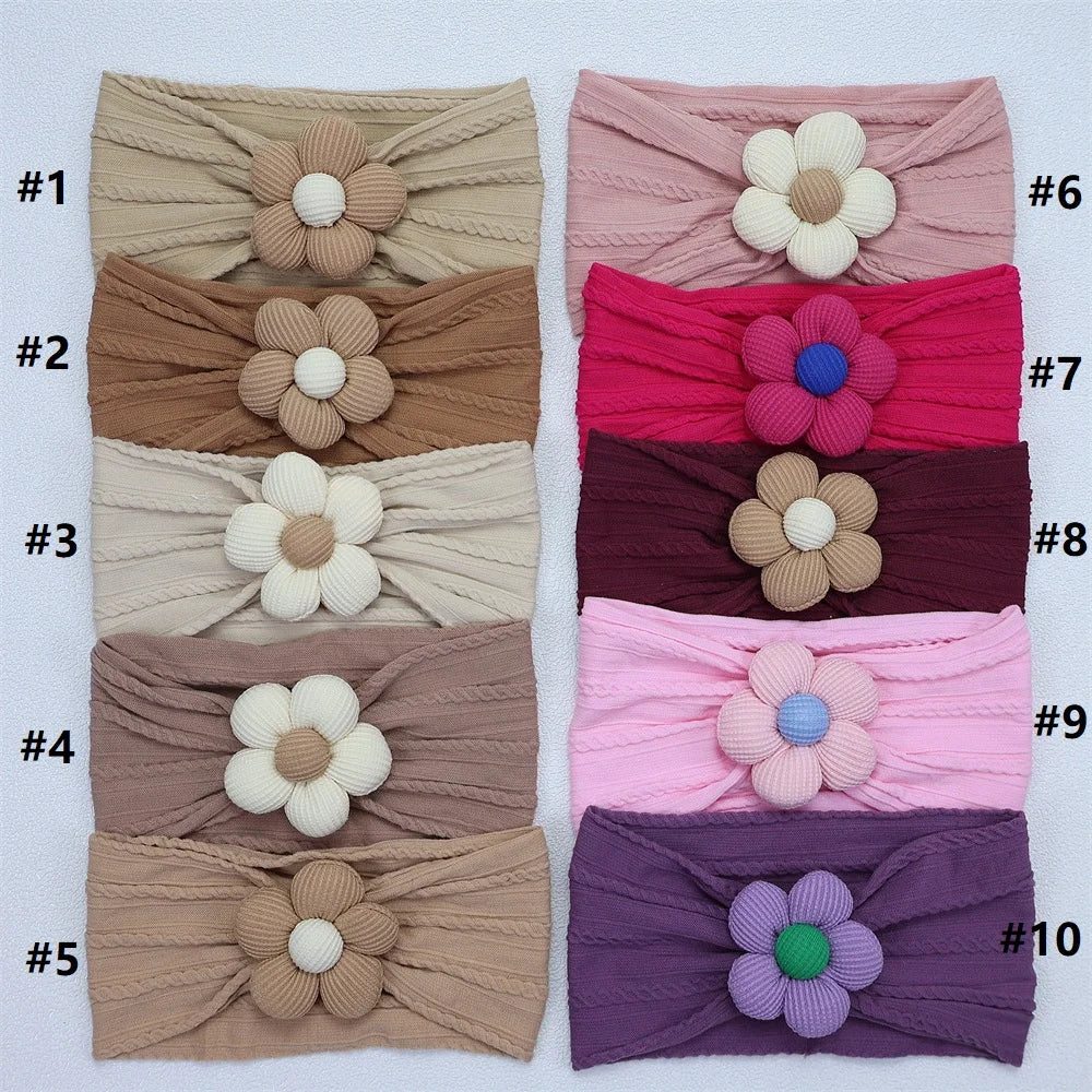 Faixa de Cabelo Floral para Bebê
