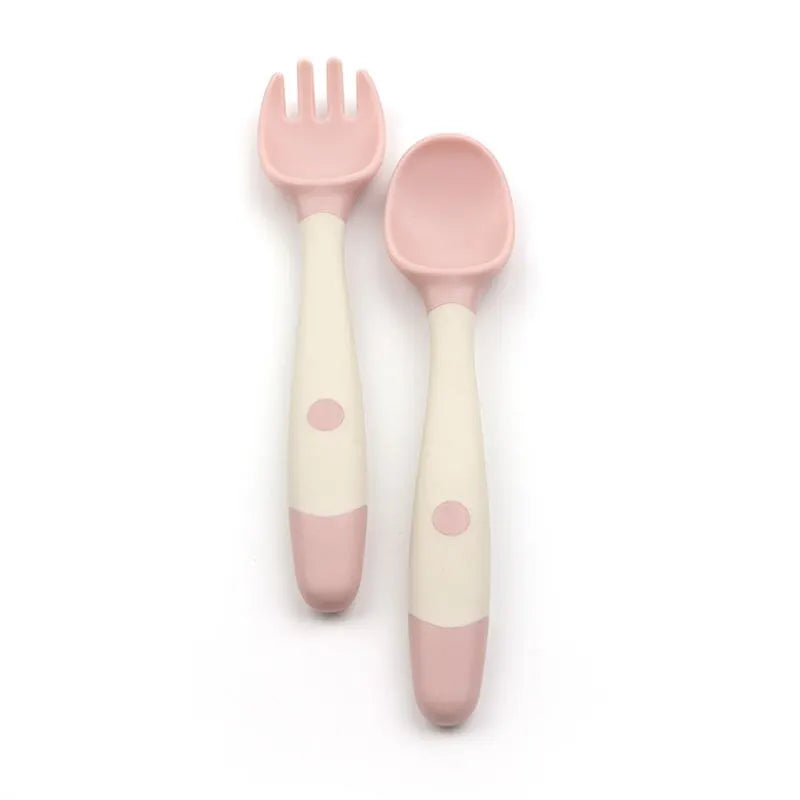 Talheres Infantis de Silicone