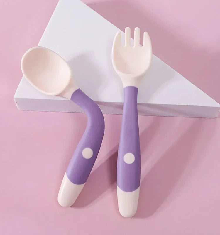 Talheres Infantis de Silicone