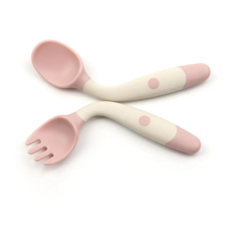Talheres Infantis de Silicone