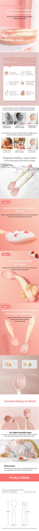 Talheres Infantis de Silicone