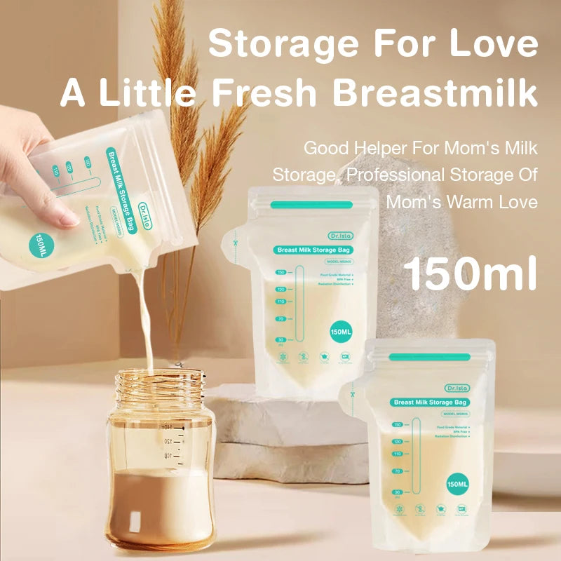 Sacos de Armazenamento de Leite Materno – 150ml / 250ml 🍼💖